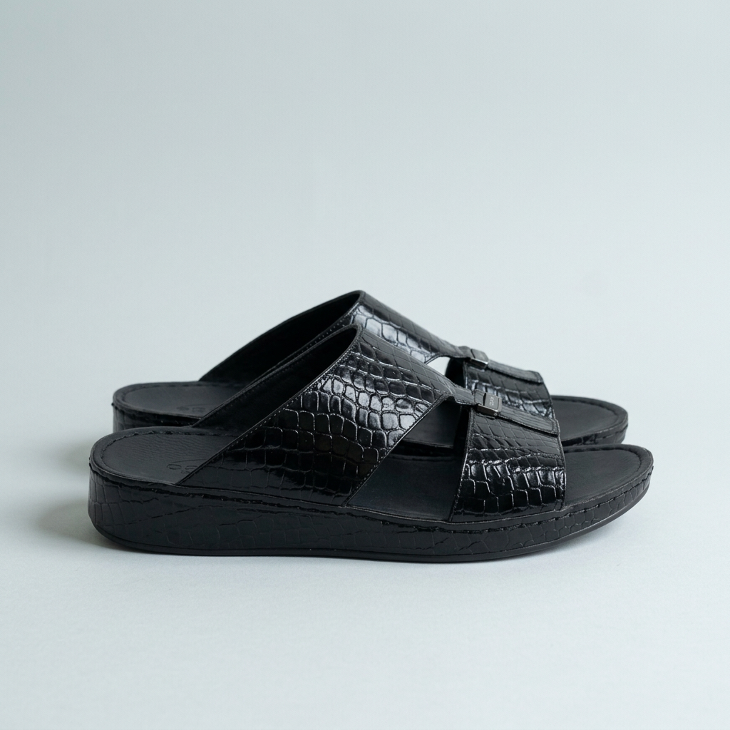 Cordo Sandal — Black (2)