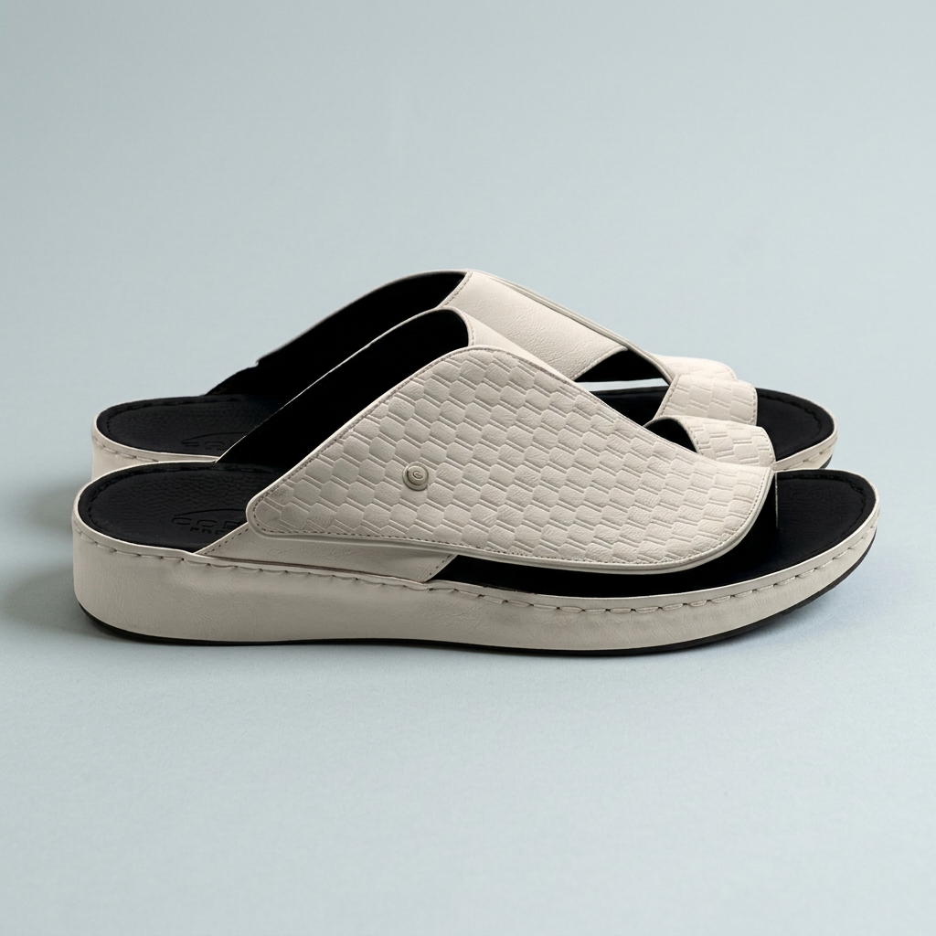 Basket Sandal — Ivory (2)