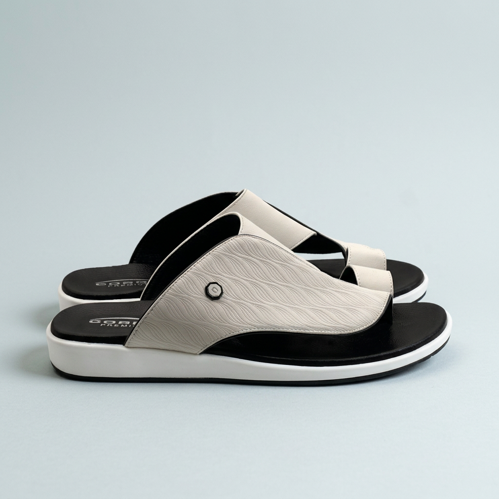 Wave Sandal — Ivory (2)