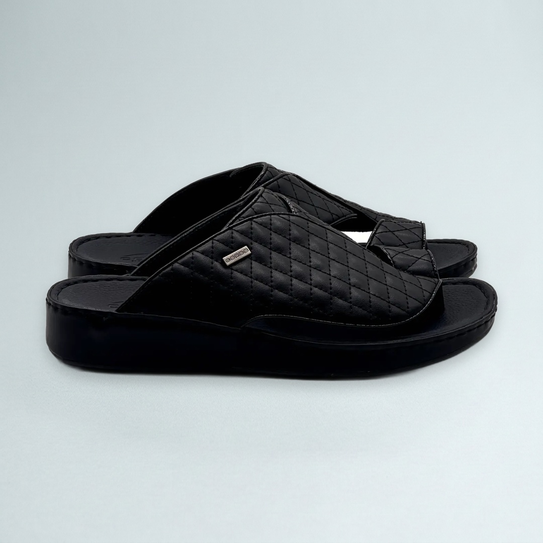 Quilted Sandal — Grey (2)
