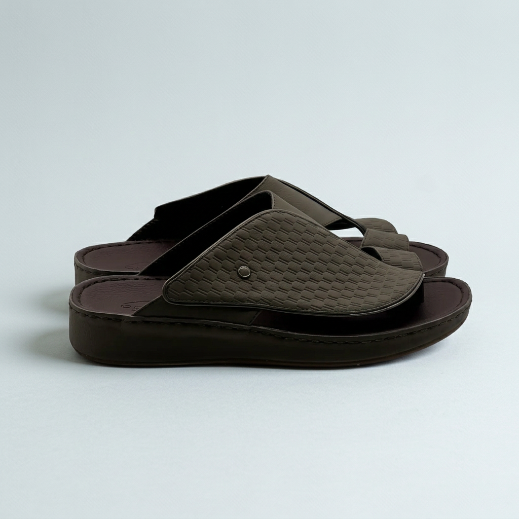 Basket Sandal — Olive (2)
